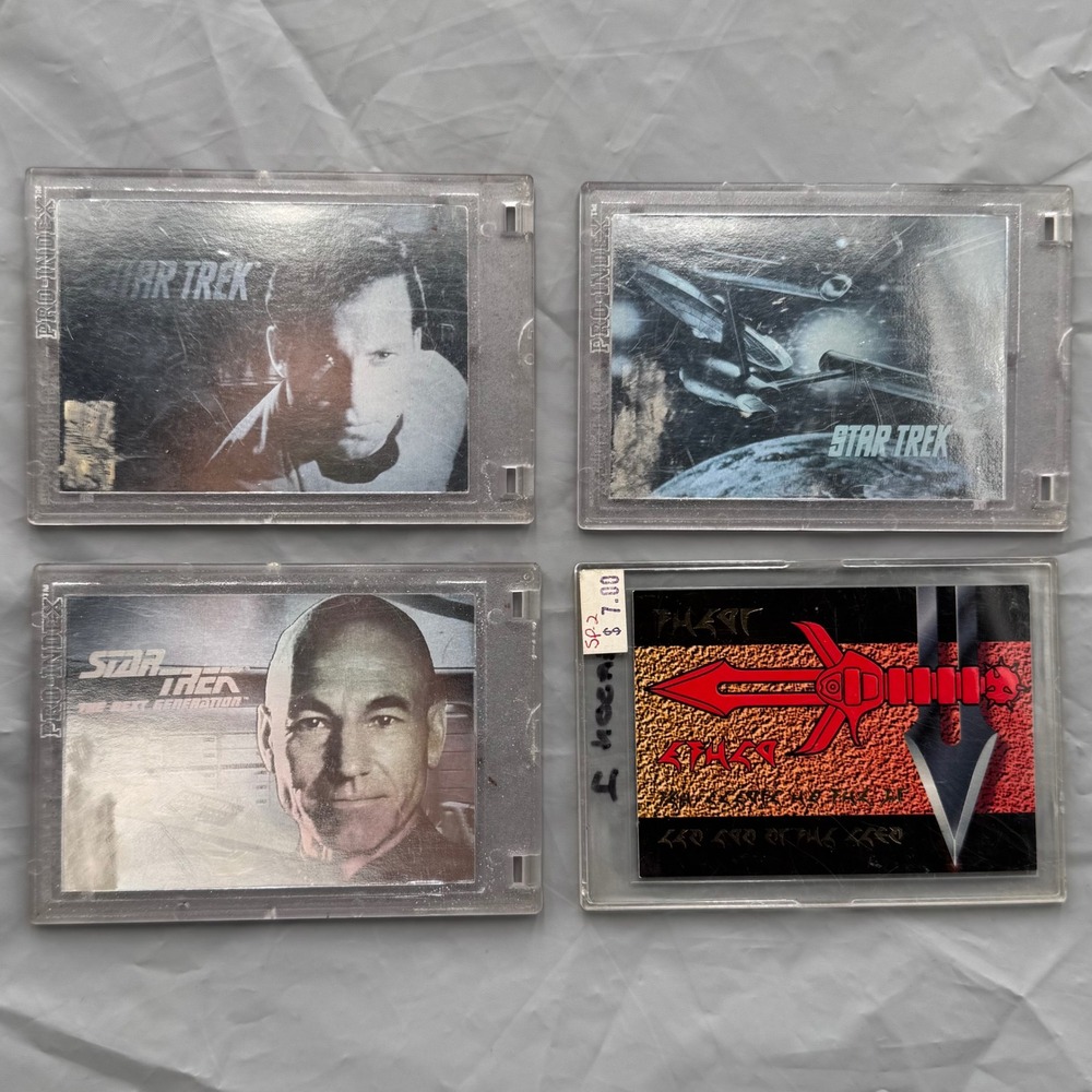 Star Trek‎ Trading Card Lot Prism 25th Anniversary H1 H3 H4 SP2 Skybox Klingon